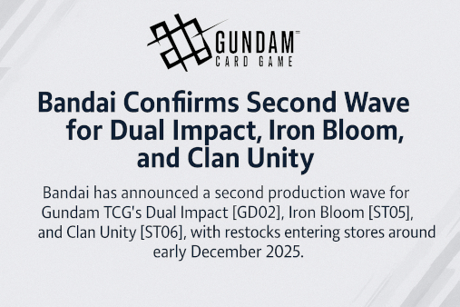 Dual Impact and Starter Deck Reprints Coming!