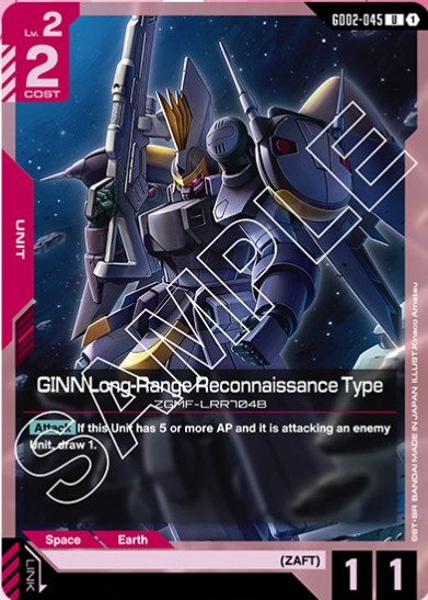 Ginn Long Rnage Reconnaissance Type