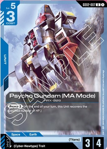 Psycho Gundam MA Mode