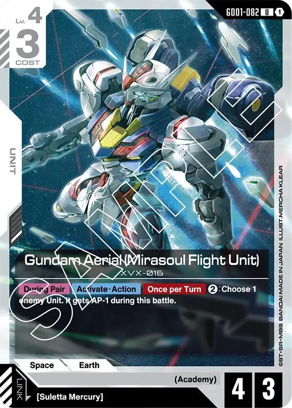 Gundam Aerial Mirasoul Flight Unit U