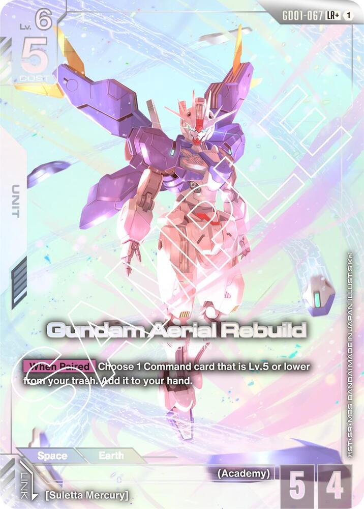Gundam Aerial Rebuild LR Alt Art