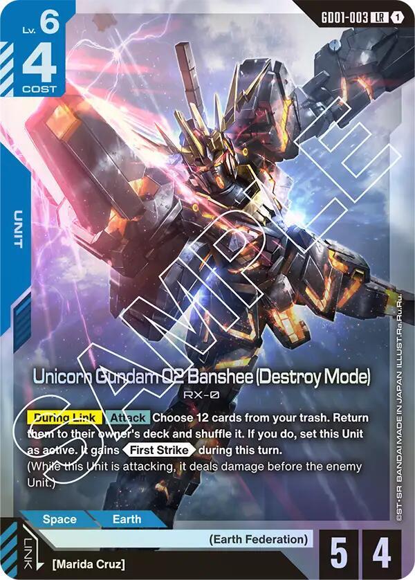 Unicorn Gundam 02 Banshee Destroy Mode LR