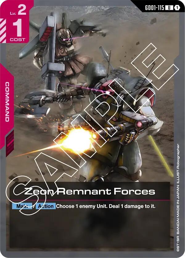 Zeon Remnant Forces U